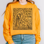 Additional photo of Being Kind Is Punk sweatshirt