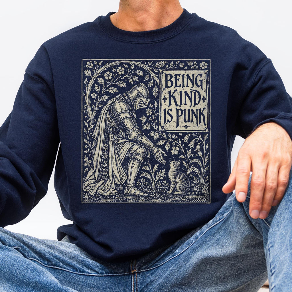 Additional photo of Being Kind Is Punk sweatshirt