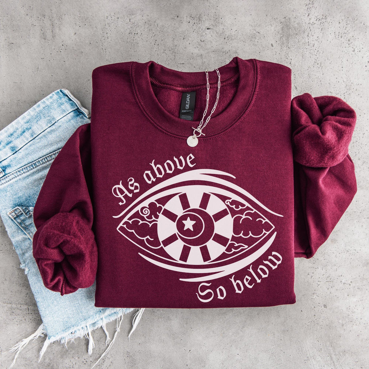 Additional photo of As Above So Below sweatshirt