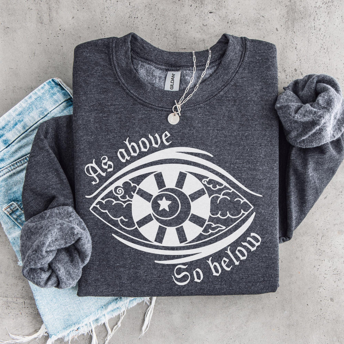 Additional photo of As Above So Below sweatshirt