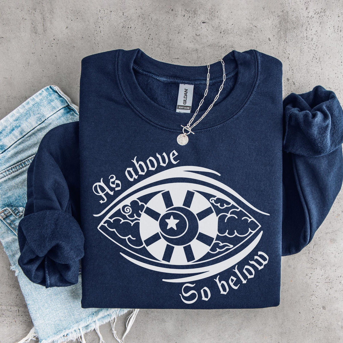 Additional photo of As Above So Below sweatshirt