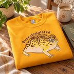 Additional photo of Overstimulated Frog — Funny Frog sweatshirt