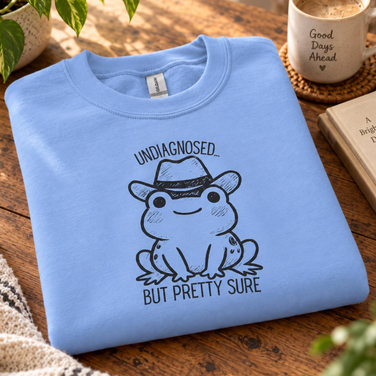 Additional photo of Undiagnosed But Pretty Sure sweatshirt