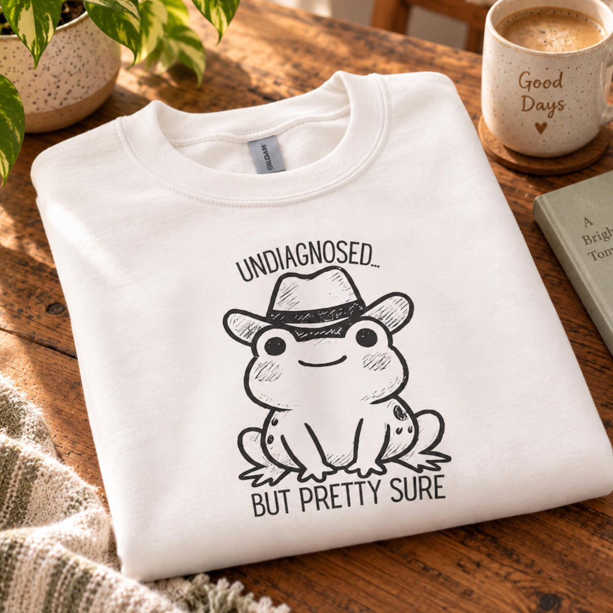 Product photo of Undiagnosed But Pretty Sure sweatshirt