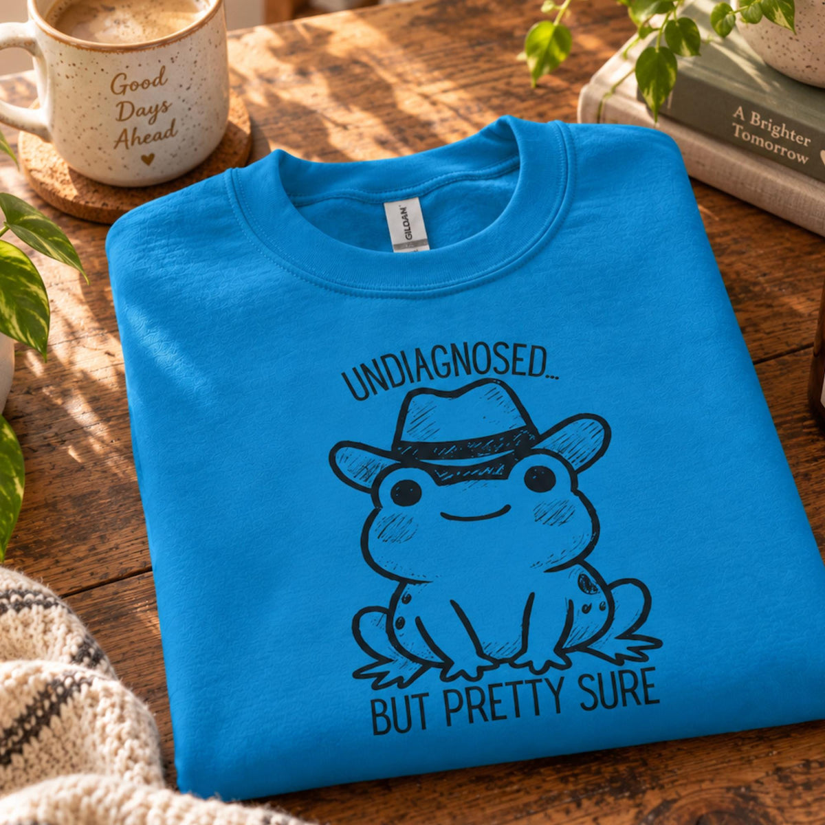 Additional photo of Undiagnosed But Pretty Sure sweatshirt
