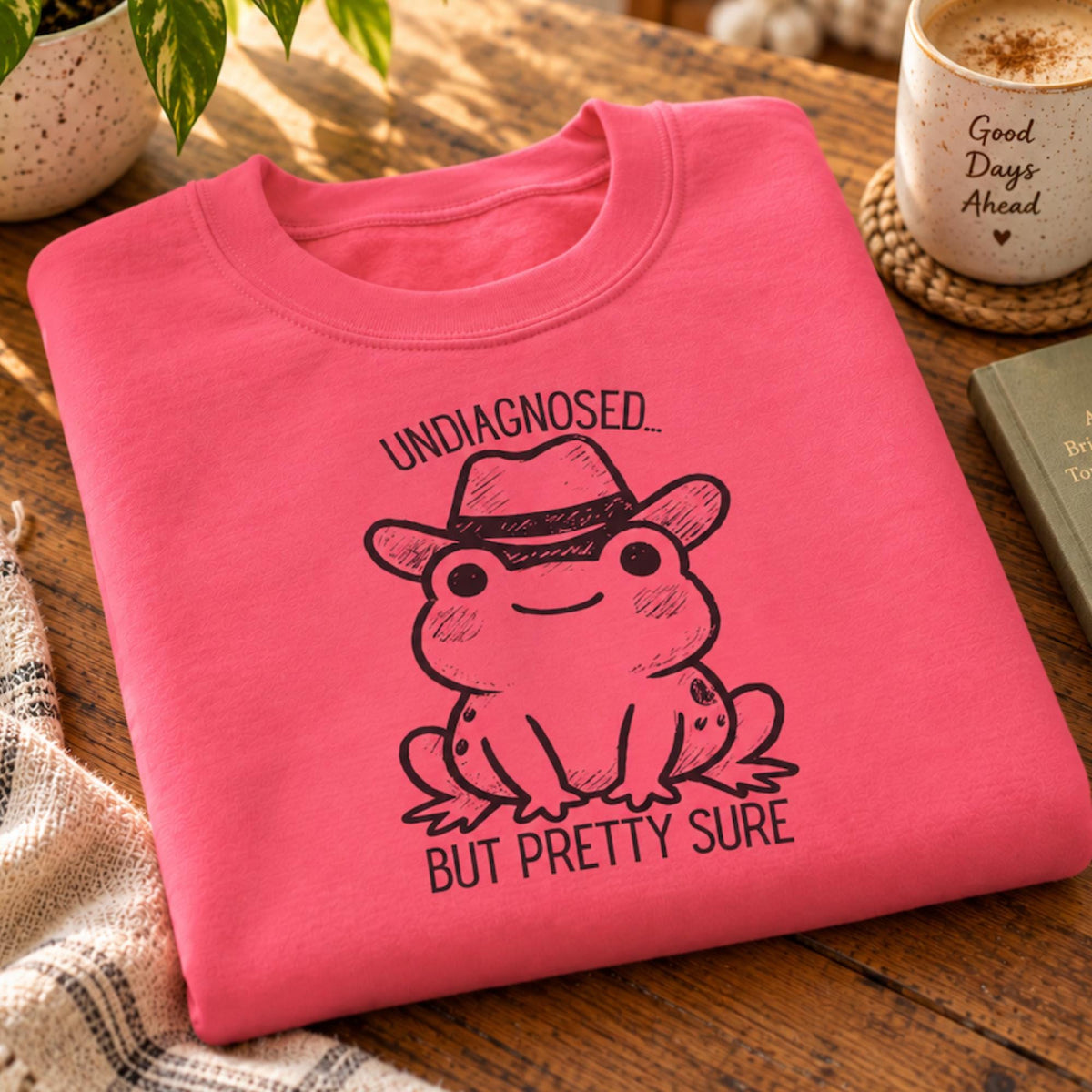 Additional photo of Undiagnosed But Pretty Sure sweatshirt