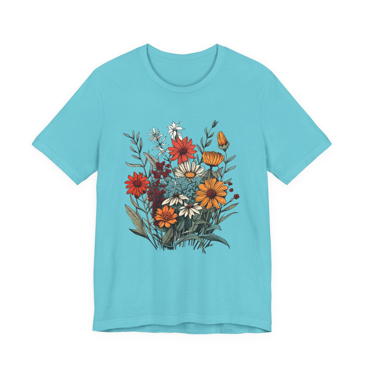 Vintage Wildflower Bouquet graphic shirt