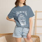 Spilling the Tea Since 1773 graphic shirt featuring Boston Tea Party Graphic Tee