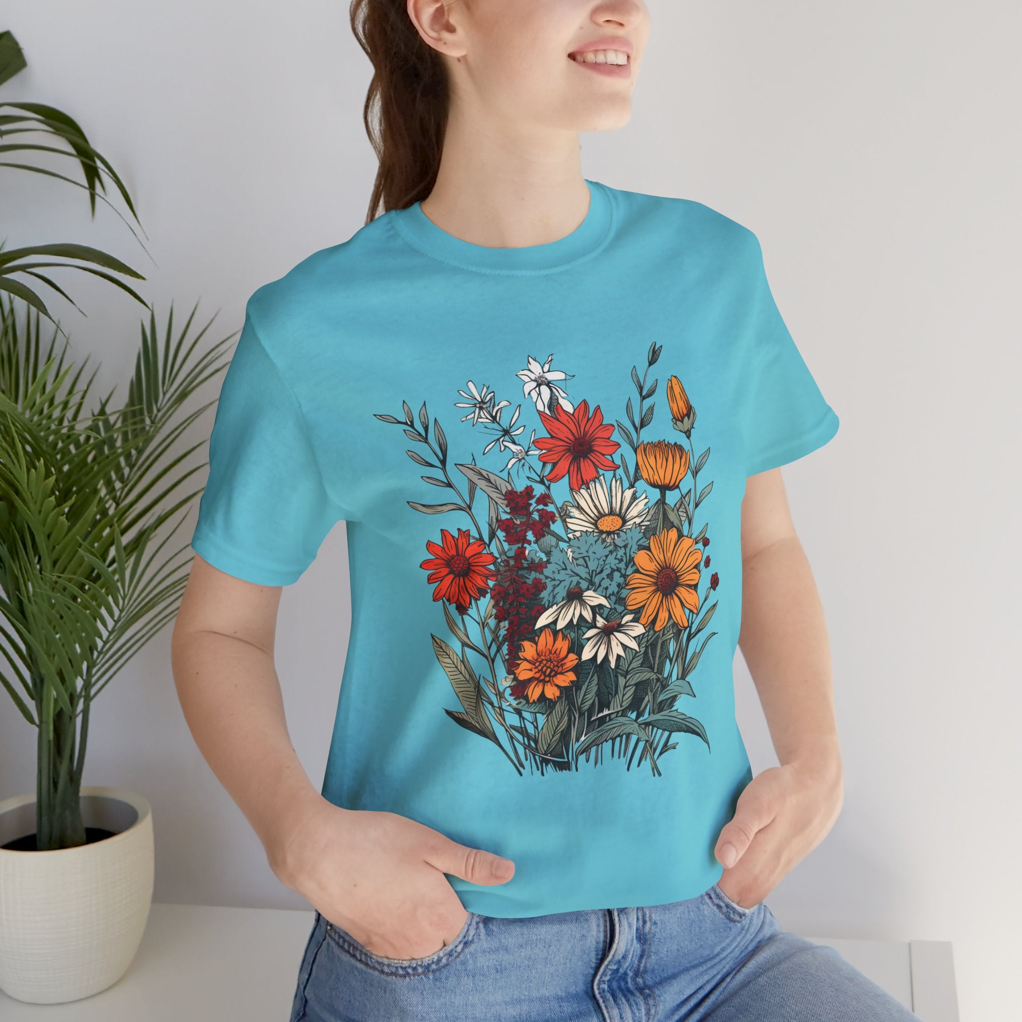 Vintage Wildflower Bouquet T-Shirt