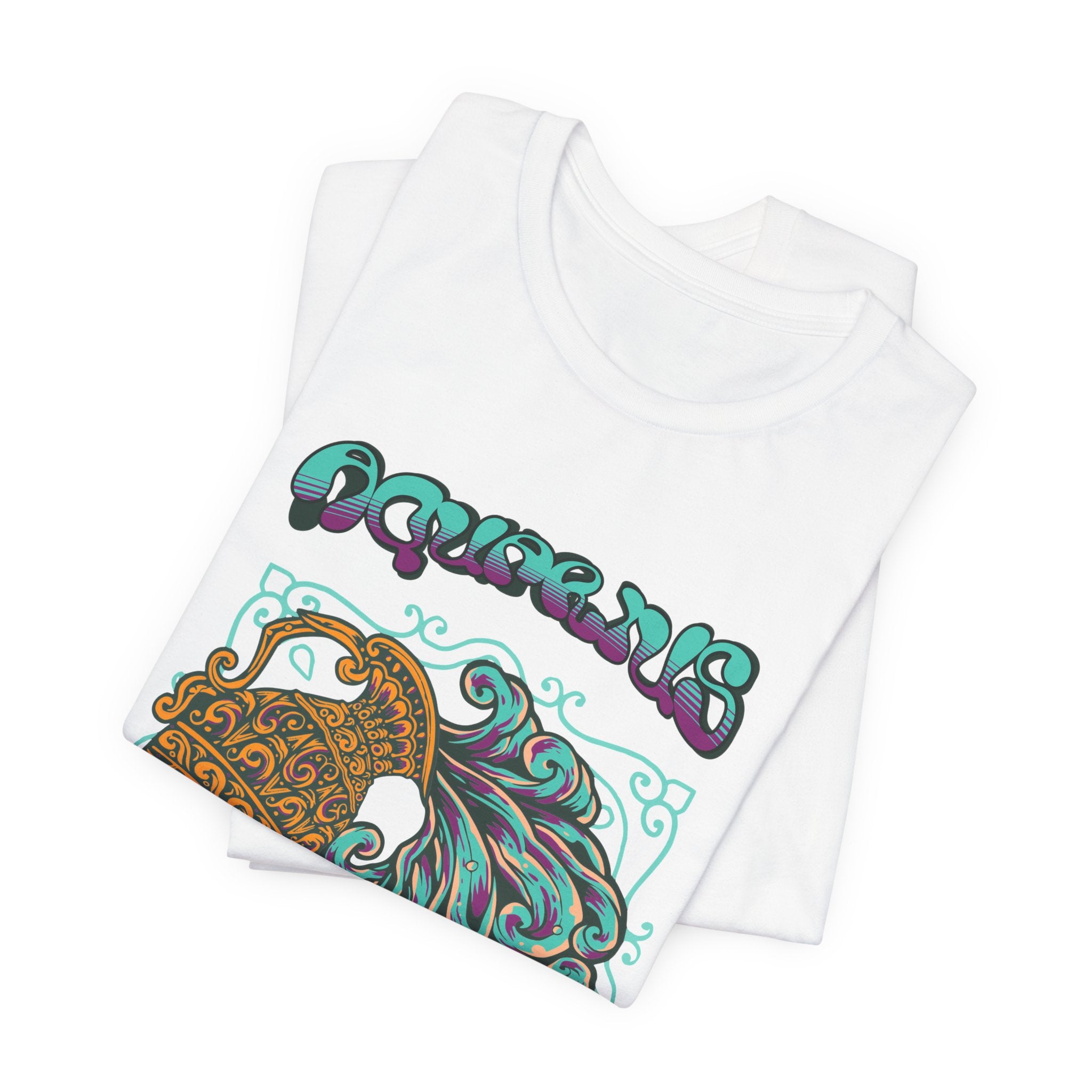 Aquarius Water Bearer Graphic Tee — Zodiac Astrology T-Shirt