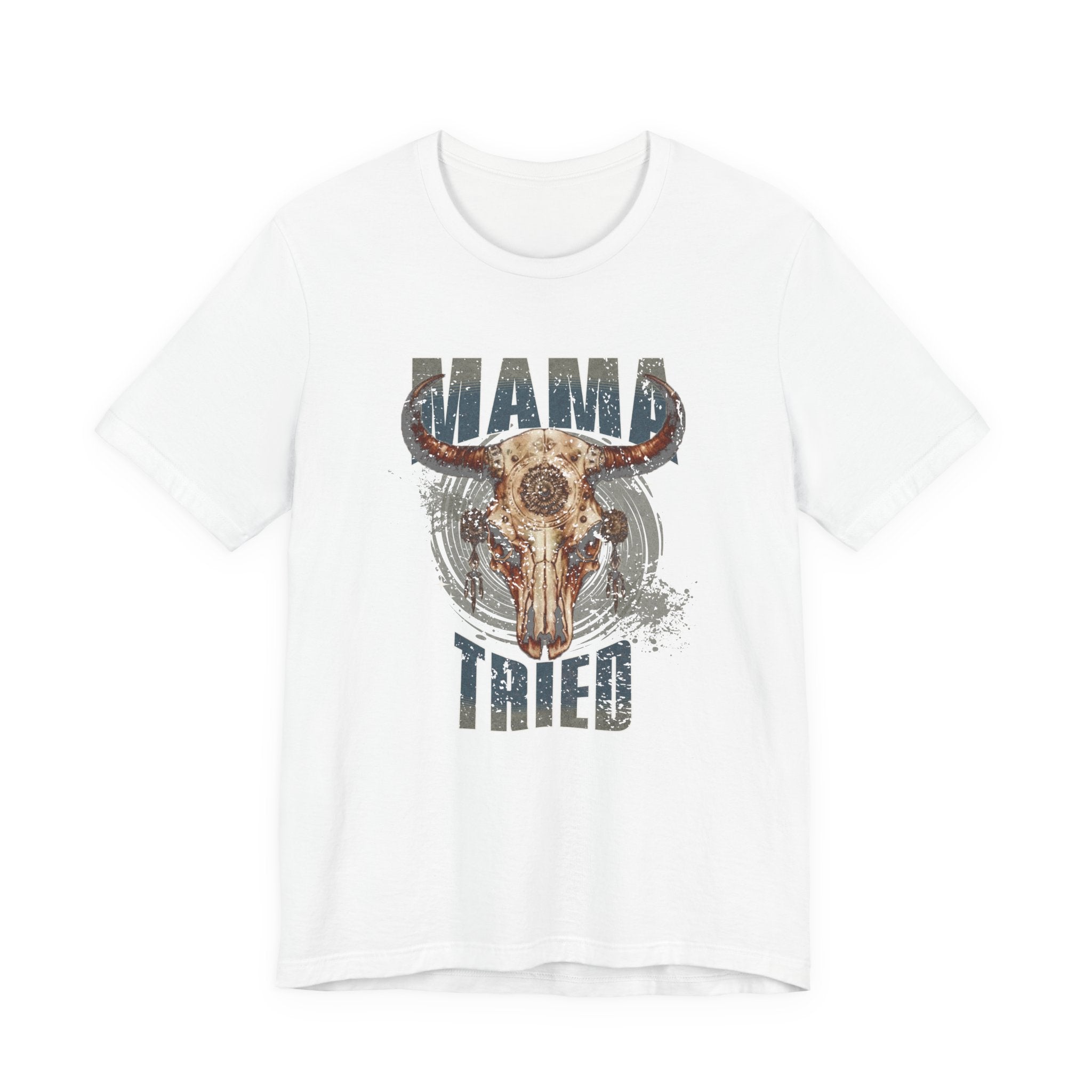 Mama Tried Skull Tee — Vintage Western Graphic T-Shirt