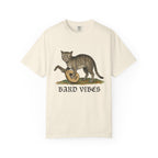 DnD Bard Cat graphic shirt featuring Medieval Folk Fantasy Graphic Tee