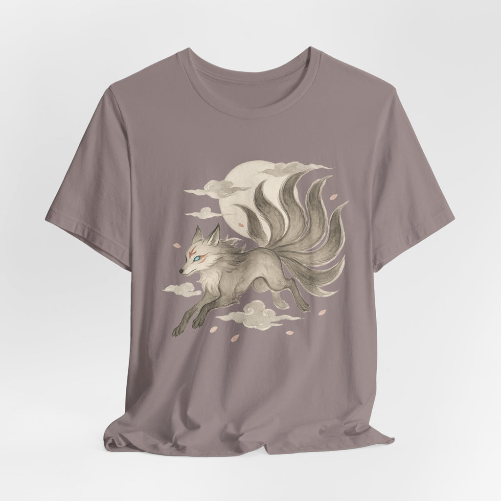 Additional photo of Nine-Tailed Fox — Mythical Kitsune Graphic T-shirt