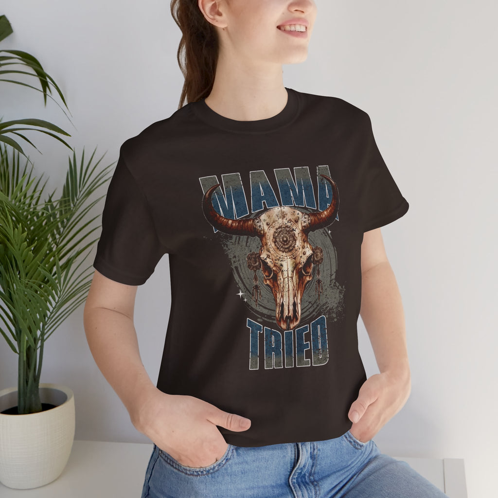 Mama Tried Skull Tee — Vintage Western Graphic T-Shirt