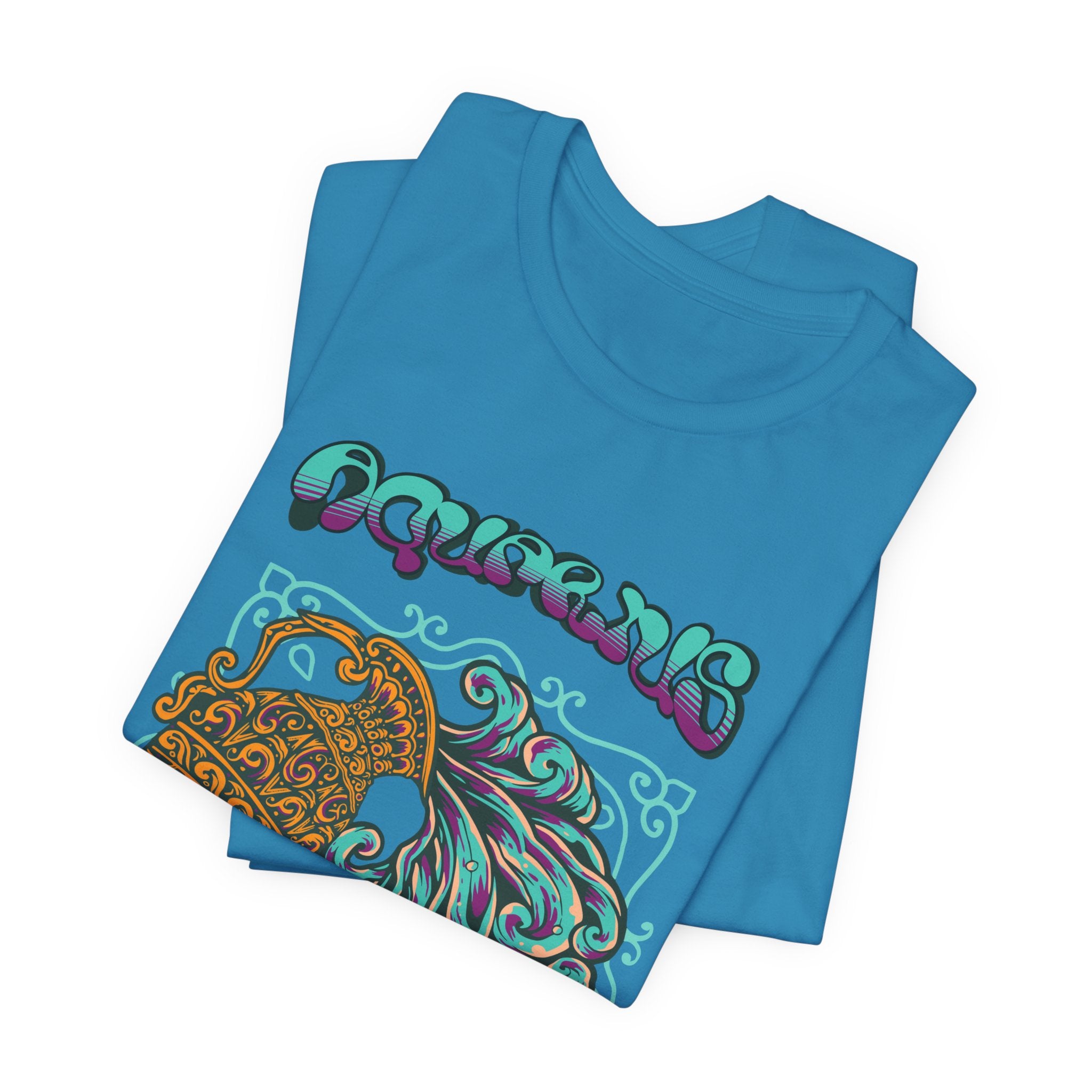 Aquarius Water Bearer Graphic Tee — Zodiac Astrology T-Shirt
