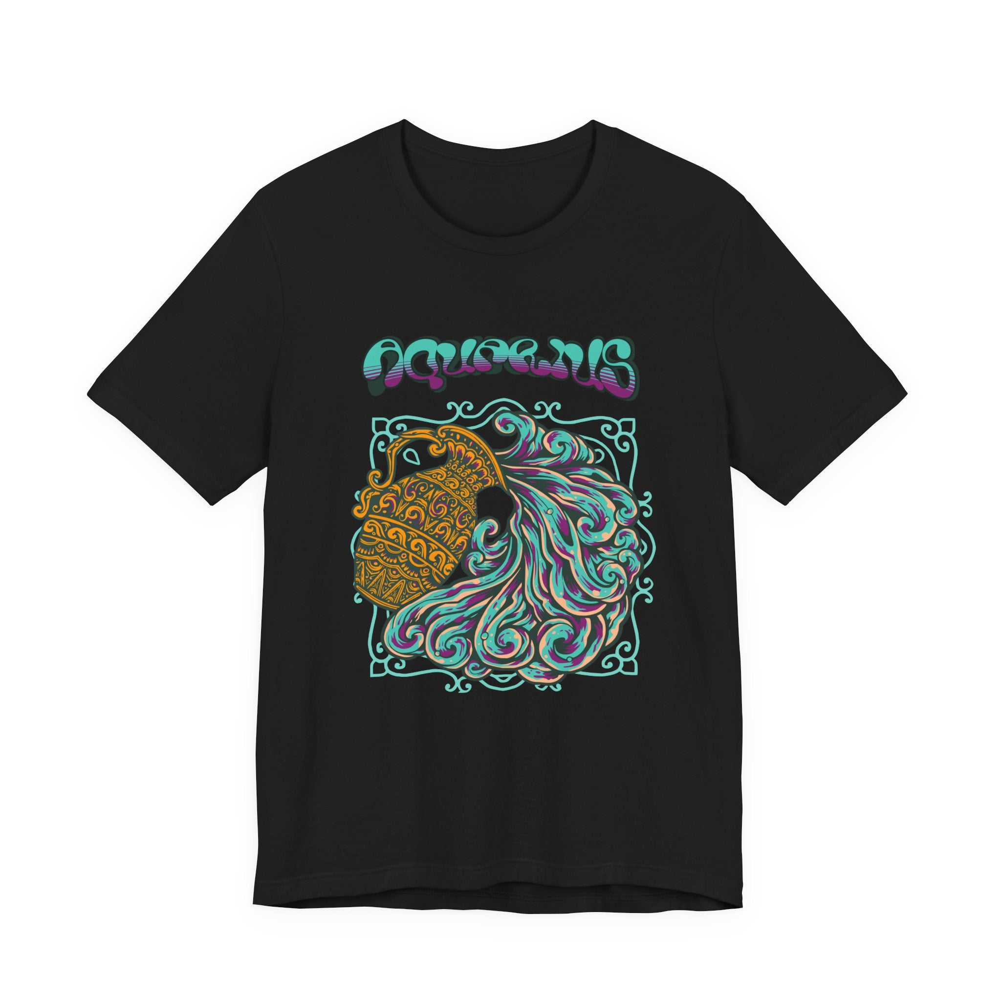 Aquarius Water Bearer Graphic Tee — Zodiac Astrology T-Shirt