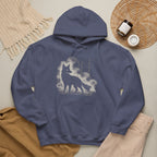 Additional photo of Wolf Silhouette — Night Forest Wolf Graphic hoodie