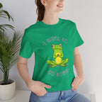 I Want To Go Home Frog graphic shirt featuring Cute Meditation Frog Graphic T-Shirt
