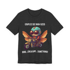 Mothman Man-Sized Bird graphic shirt featuring Point Pleasant Cryptid Graphic Tee