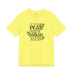 "Actually Yeah Maybe Today Satan" graphic shirt featuring Gothic Dark Humor Graphic Tee