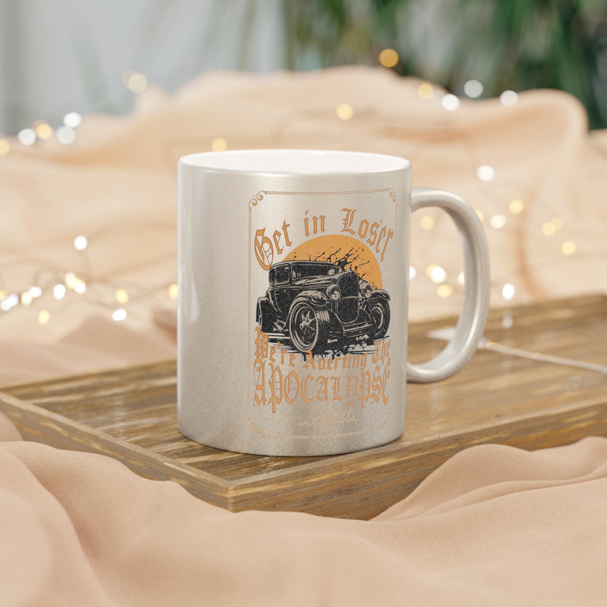 Good Omens Get in Loser Mug | We’re Averting the Apocalypse | Crowley & Aziraphale Mug