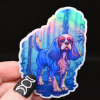Cavalier King Charles Spaniel vinyl sticker