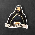 What We Do in the Shadows - Nandor vinyl sticker in White