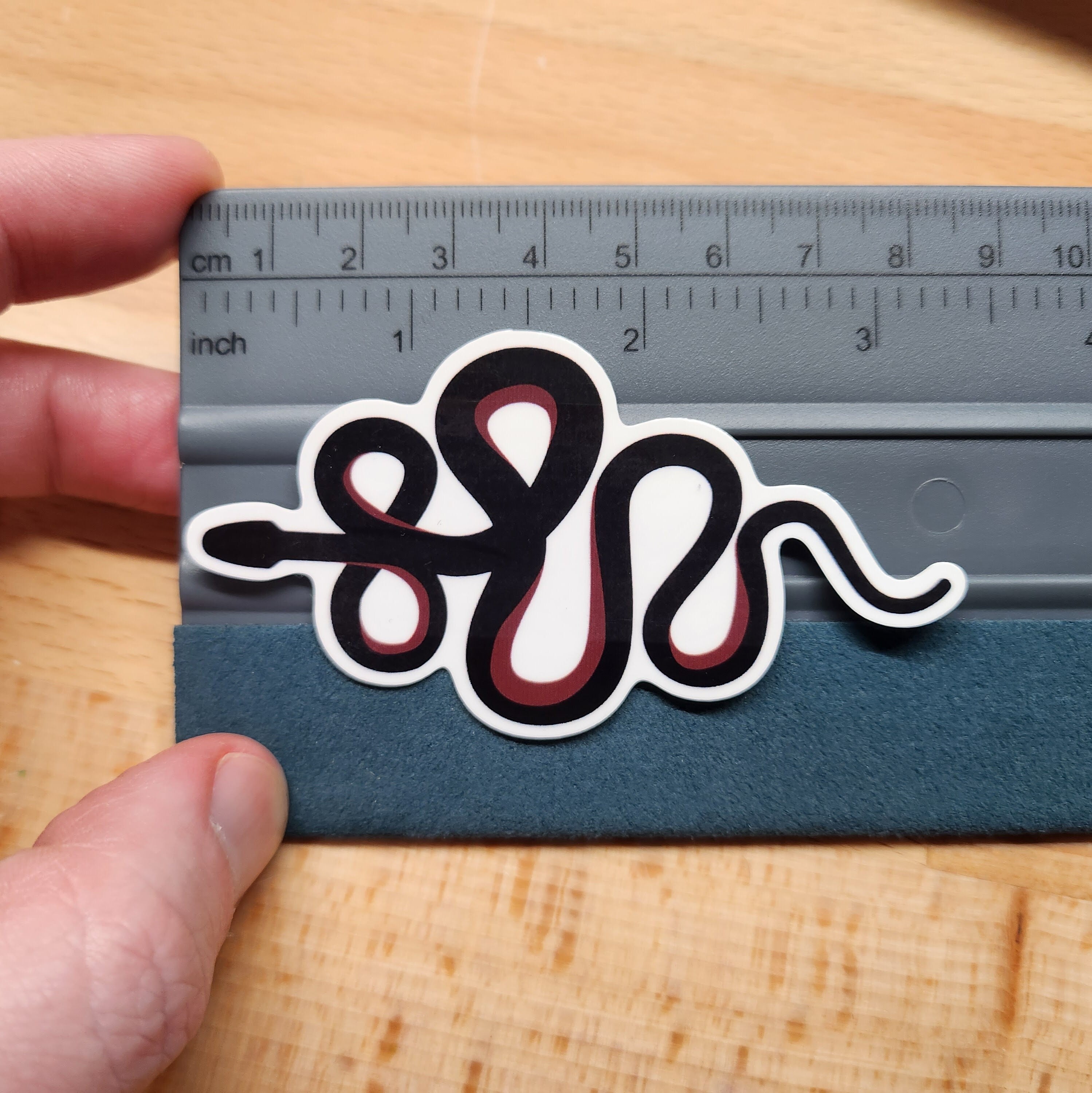 Good Omens Crowley Tattoo Sticker – Demon Snake Decal