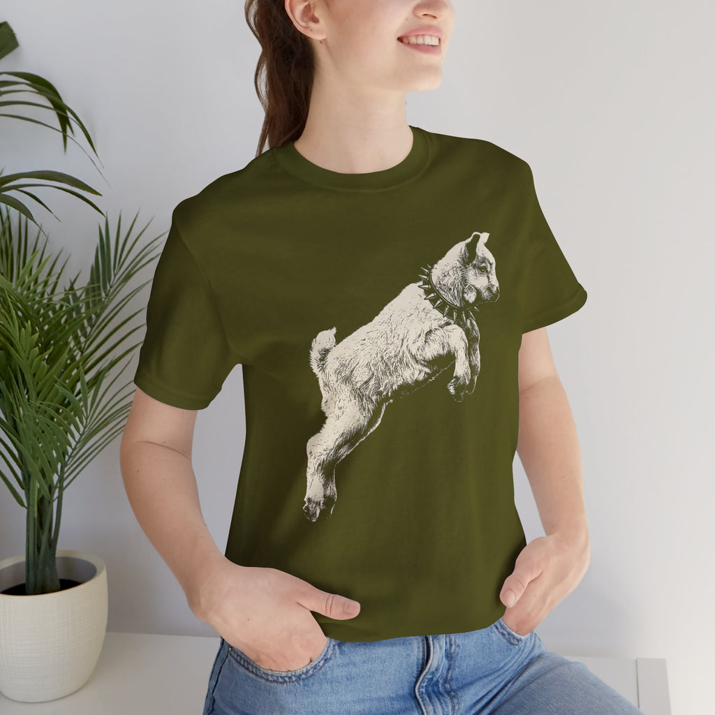 Punk Baby Goat Shirt | Vintage Goat Graphic Tee | Alternative Animal Shirt