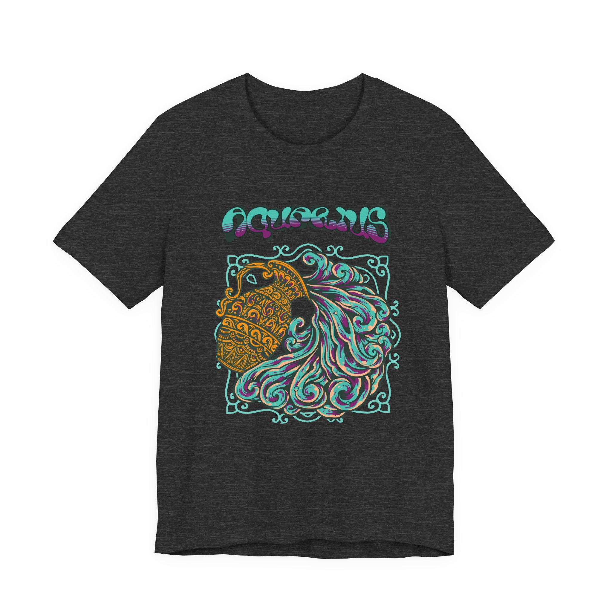 Aquarius Water Bearer Graphic Tee — Zodiac Astrology T-Shirt