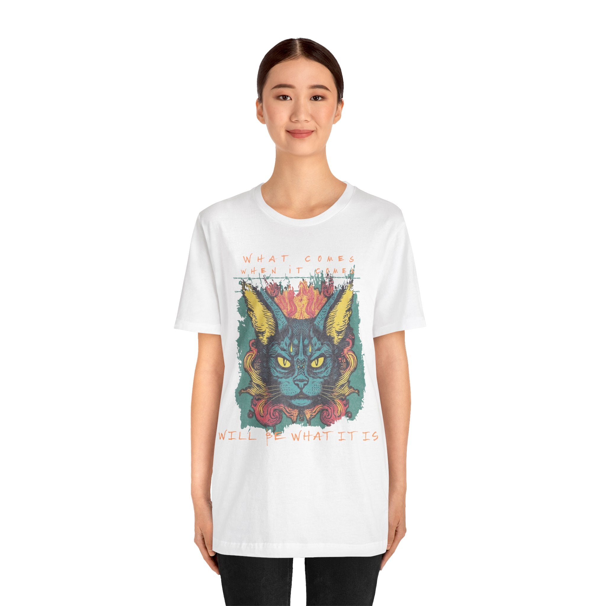 Tattoo Art Style Cat Streetwear, Pegan Quote, Y2k Streetwear, 90's T shirt , Retro Cat , Inspirational Anarchy Shirt Shirt Unisex