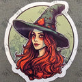 Witch Sticker: Water-Resistant Vinyl Decal for Laptops