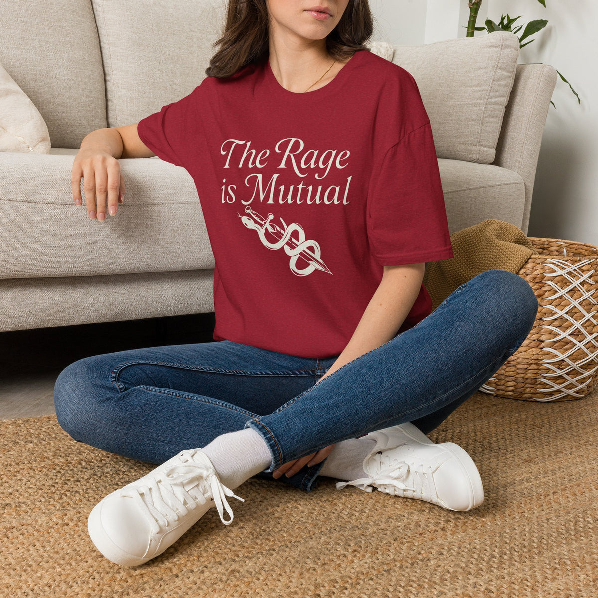 Additional photo of The Rage Is Mutual T-shirt