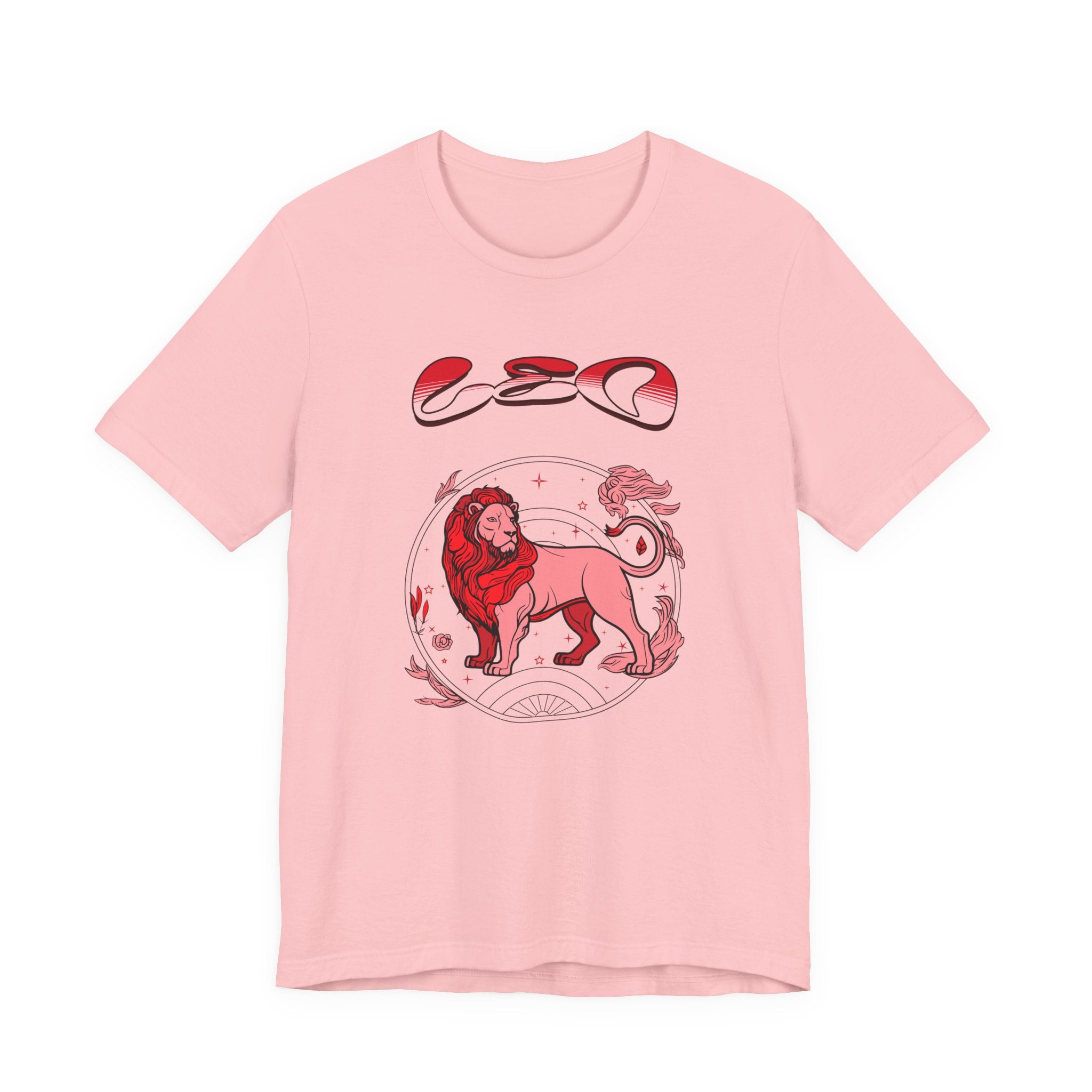 Leo Zodiac Tee — Red Lion Astrology Birthday Gift