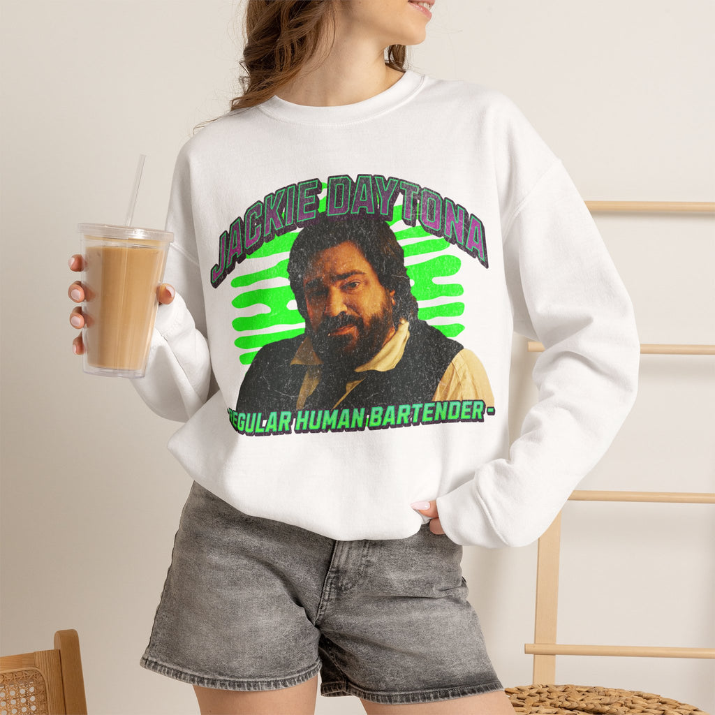 Jackie Daytona Regular Human Bartender Sweatshirt | What We Do in the Shadows Crewneck