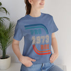Pro Roe 1973 graphic shirt featuring Retro Reproductive Rights Graphic Tee