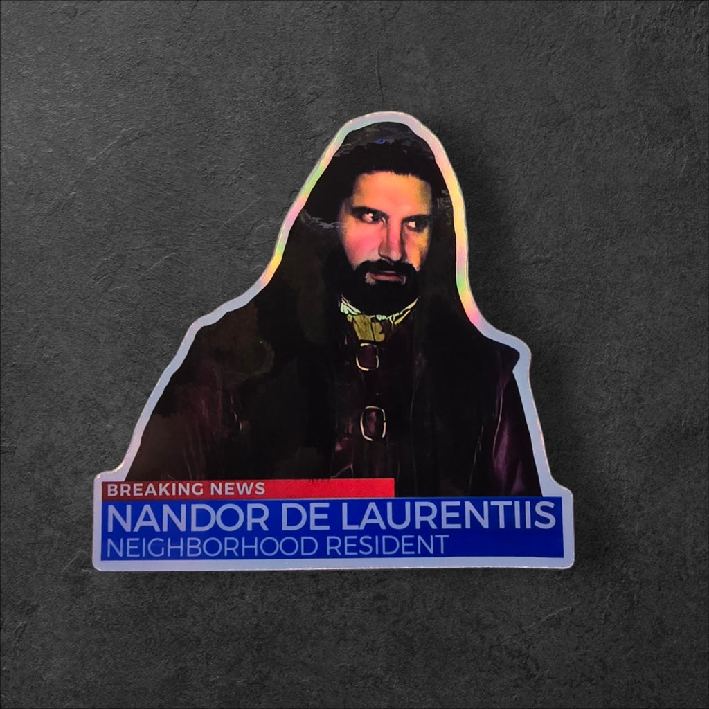 What We Do in the Shadows Nandor De Laurentiis Vinyl Sticker