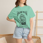 Spilling the Tea Since 1773 graphic shirt featuring Boston Tea Party Graphic Tee