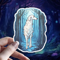 Mystical Borzoi Sticker | Ethereal Dog Vinyl Decal for Water Bottles & Laptops