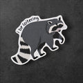 I Be Loitering Raccoon Sticker | Funny Trash Panda Vinyl Decal, Animal Meme Laptop Sticker