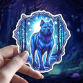 Witchy Pitbull Sticker: APBT Staffy Familiar, Water Resistant Decal