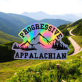 Progressive Appalachian Sticker – Holographic Mountain Vinyl Decal