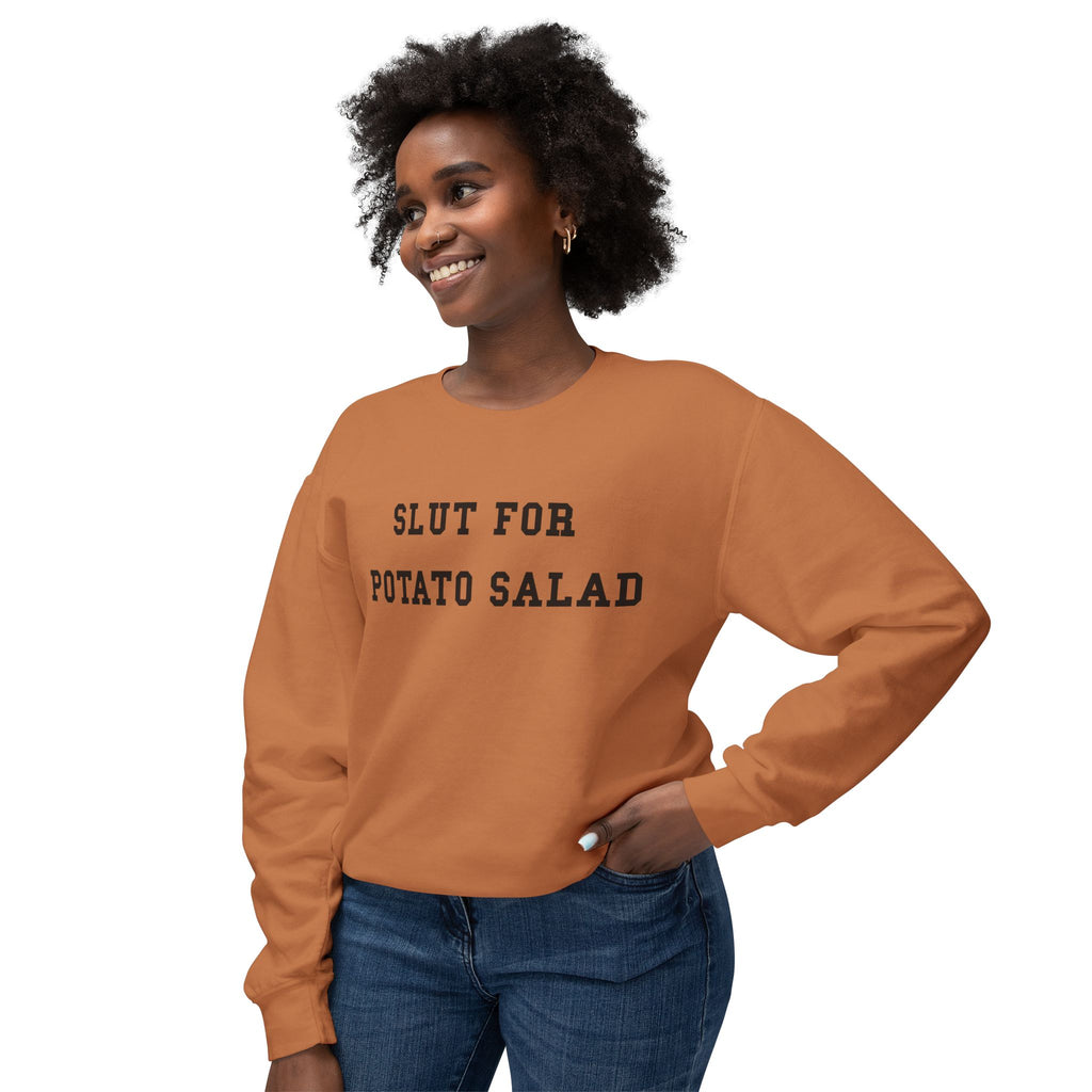 Slut for Potato Salad Sweatshirt | Funny Food Lover Crewneck