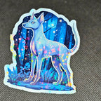 Xoloitzcuintle : Witchy Mexican Hairless Dog vinyl sticker