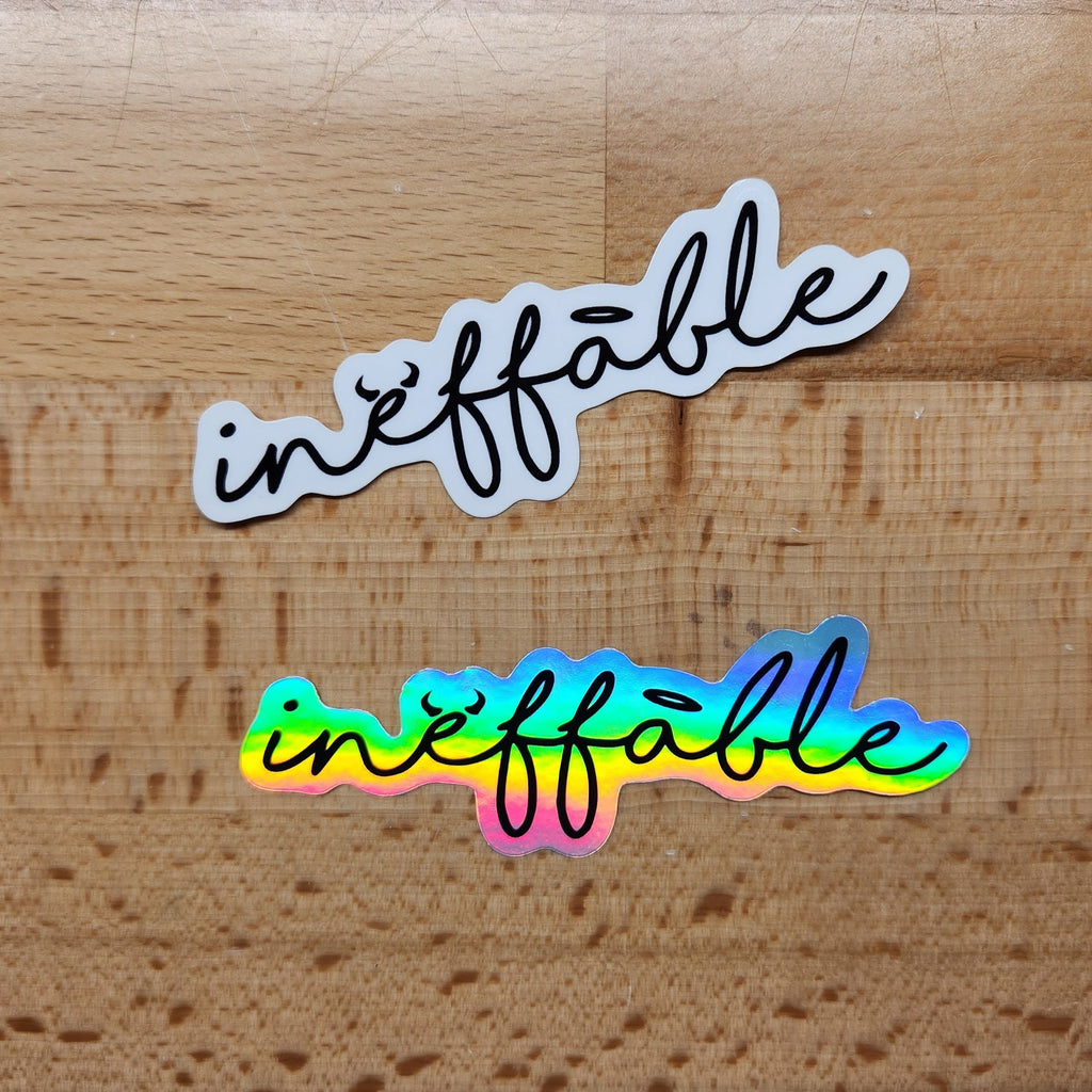 Good Omens Ineffable Vinyl Sticker: Fandom Decal