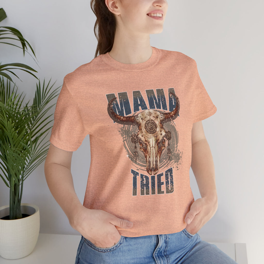 Mama Tried Skull Tee — Vintage Western Graphic T-Shirt