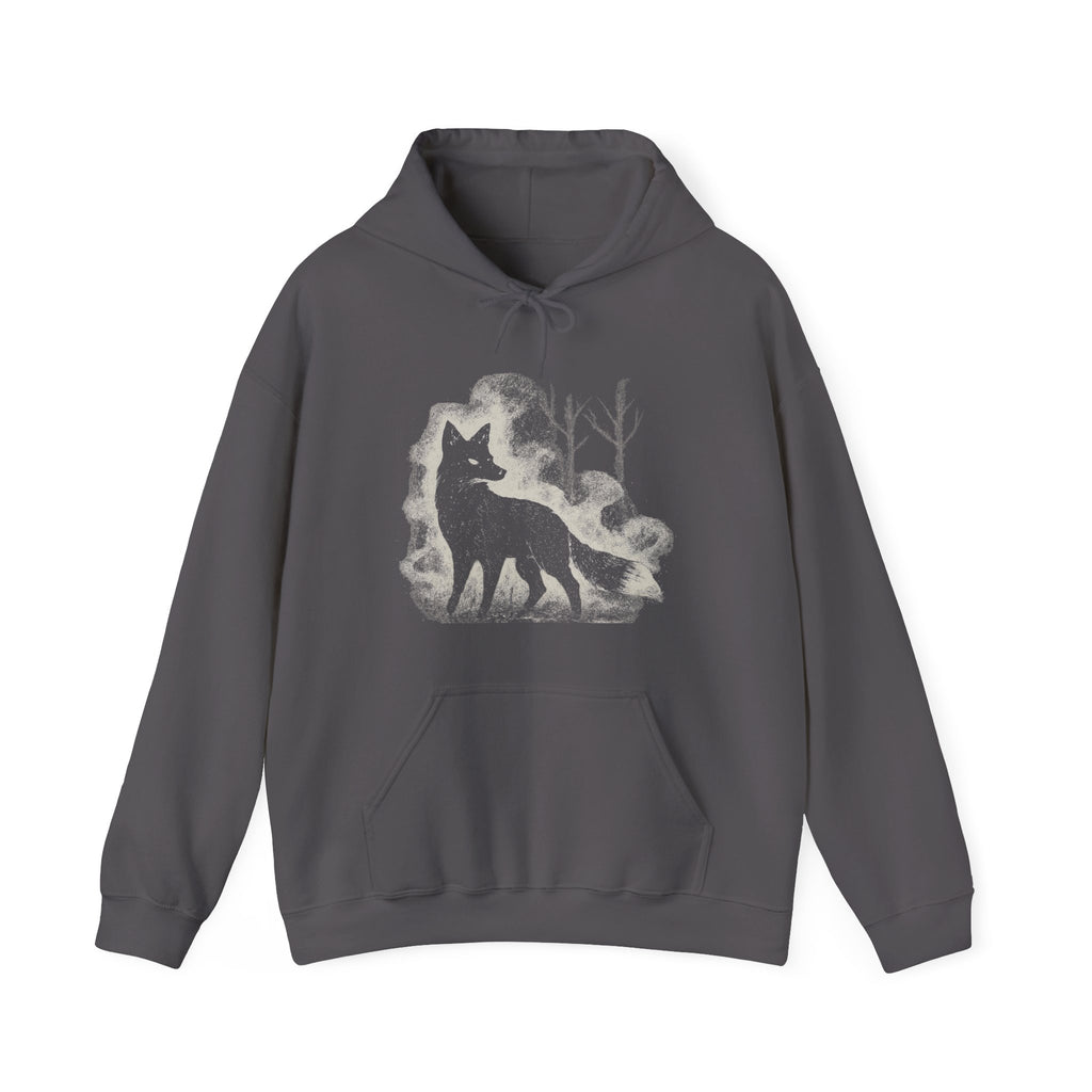 Additional photo of Wolf Silhouette — Night Forest Wolf Graphic hoodie