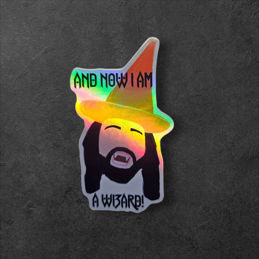 What We Do in the Shadows Sticker: Nandor - I'm a Wizard! Vinyl Decal