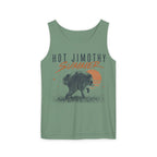 Hot Jimothy Summer graphic tank top featuring Viral Seattle Raccoon Graphic