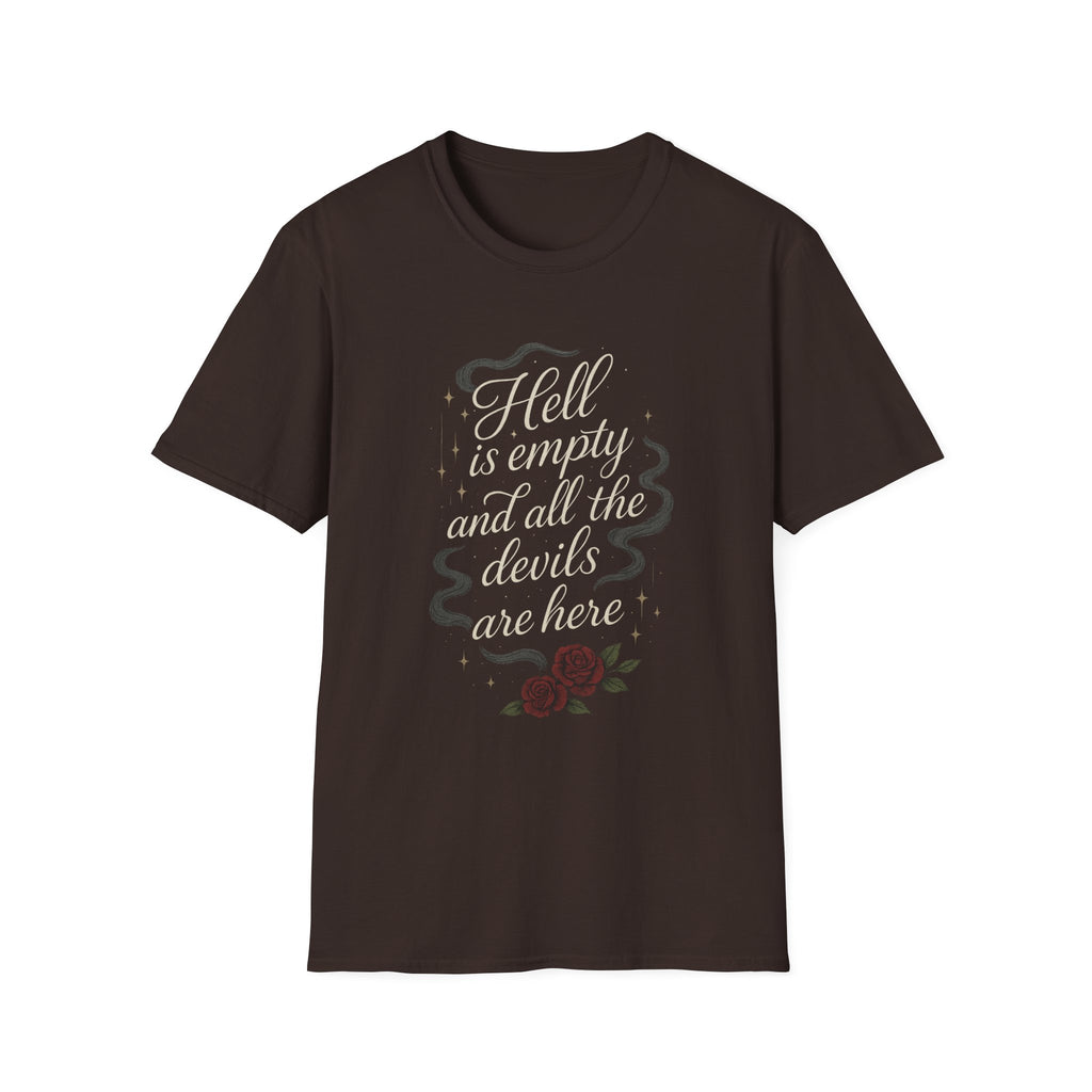 Additional photo of Hell Is Empty and All the Devils Are Here T-shirt
